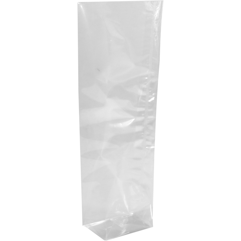 Kruisbodemzakkenmet karton bodemblad 94041 Rot / Bruin 10x220 mm