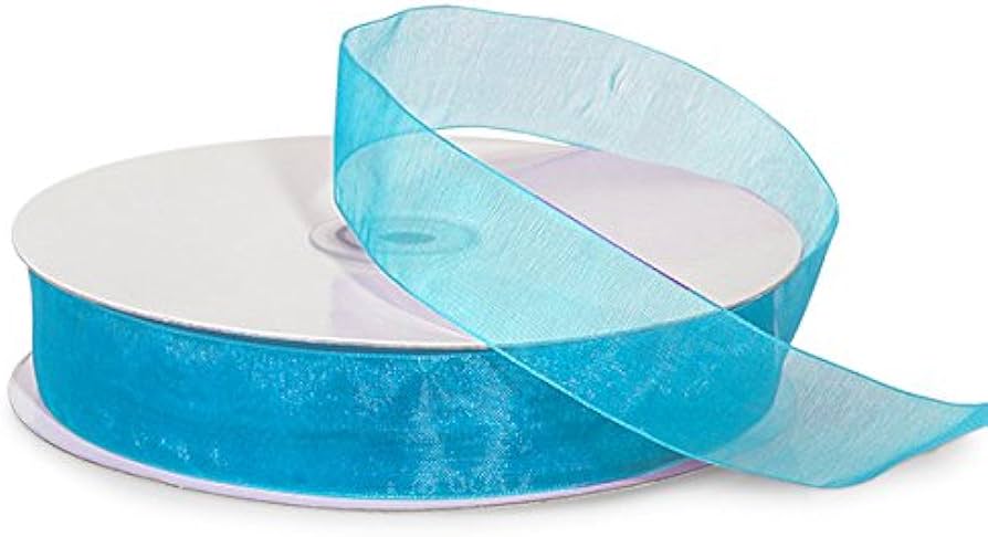 Ribbon Simply Sheer Robin Egg Blue 7/8" 100 yds R40341