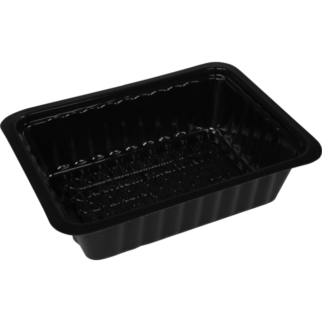 Fritesbakjes A7 121x93x31mm Zwart (250st/pak)