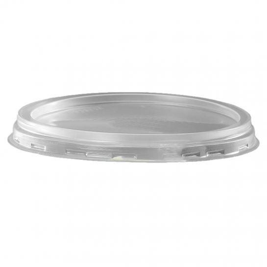 Deksel rond 101mm APET transparant 10x100 st/ds  voor 726 / 731 / 735 / 755