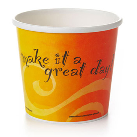 16oz Food Container "Great Day" (25st/sleeve) - Bijbehorende deksel is SW16V