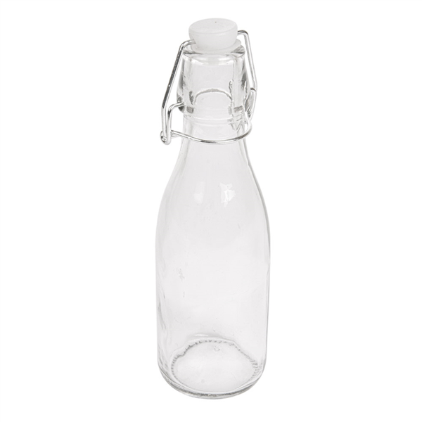 Bottle 250ml Clear Glas per unit (Stuk)