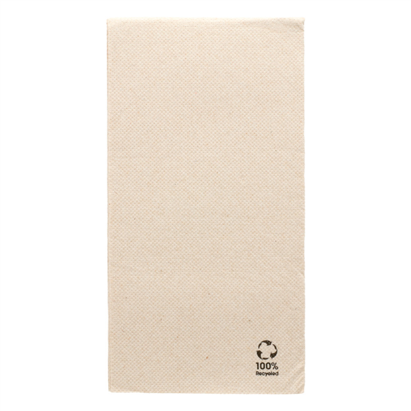 Ecolabel Napkins 1/6-fold Double Point 30x40cm Natural Recycled Tissue (50st/pak)
