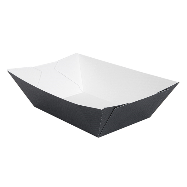 Food Tray The Pack 3 lb / 1440gr 13,5x8,5x6,2cm Black (150st/pak)