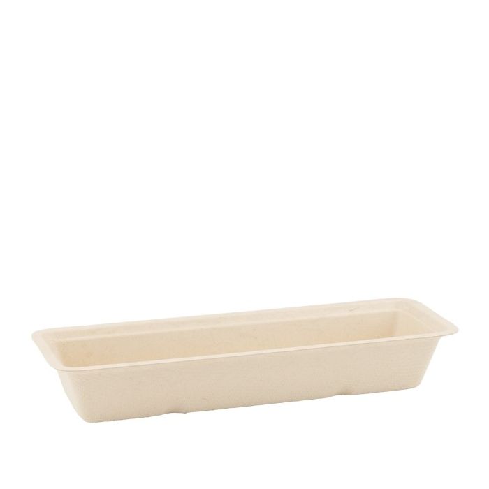 Suikerriet/Bagasse Snackbakje A16 (50st/pak)