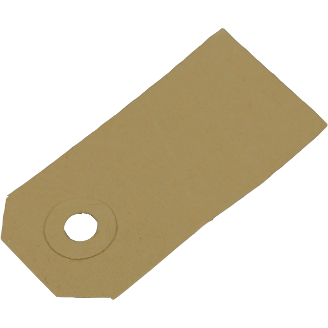 Bruine labels 44x90mm (1000st/doos)