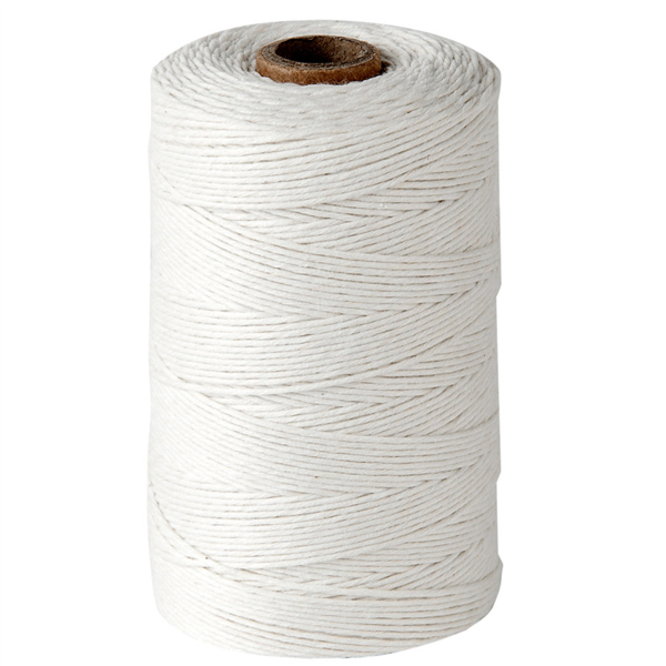 Slagerstouw / Butcher string 200G White cotton (per rol)