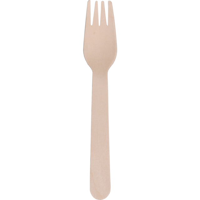 Houten vork 160mm (100st/pak)
