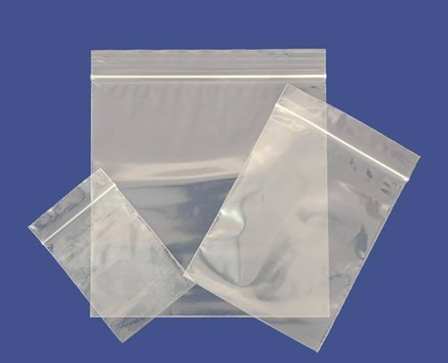 Ziplock Bags .002 mil clear 6x10" 1000st