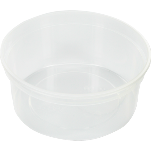 Bak PS 731 met deksel  101/44 Transp. PAK 100 st/ds 250ml