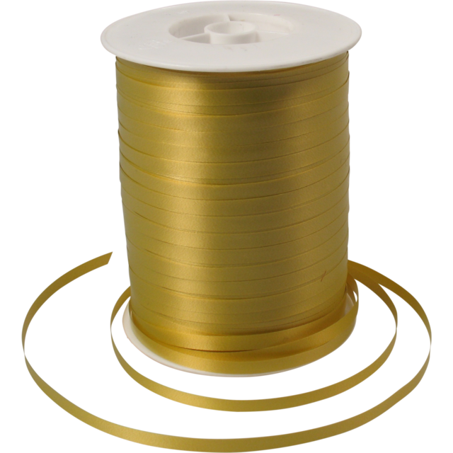 Krullint Poly Goud 5mm x 500mtr (spoel)