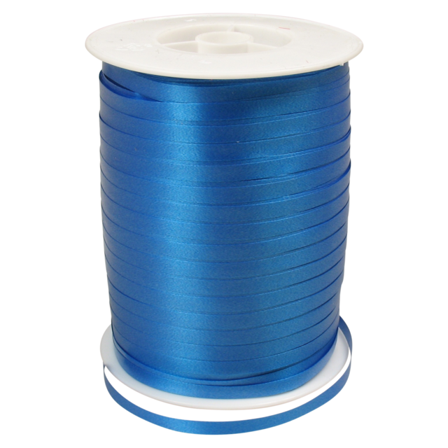 Krullint Poly Royal Blauw 5mm x 500mm (per spoel)