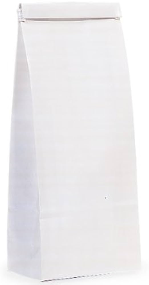 Tin Tie Bag 1LB White (100pcs/pack)