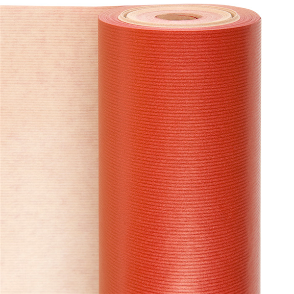Gift Wrap / Kadopapier Rood Kraft 70cm x 100m (60gr) per rol