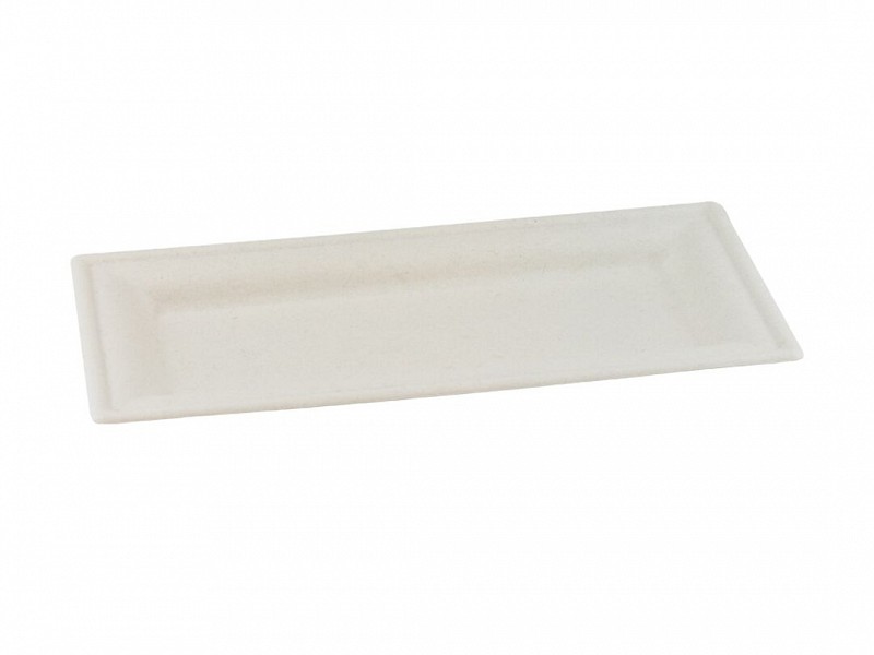 Bagasse/Suikerriet bord "Karo" 260x130x15mm Kraft (50st/pak)
