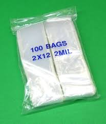 LDPE Bag 2x12"  5000 pcs/cs