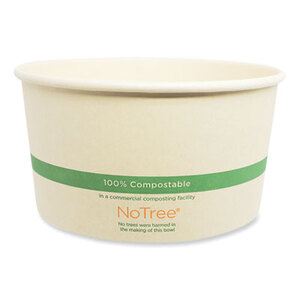 32oz NoTree Paper Bowl Wide (300st/doos)