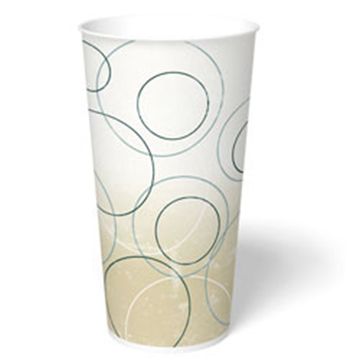 Cold Paper Cup DPE Champagne Design 22oz (50st/sleeve)