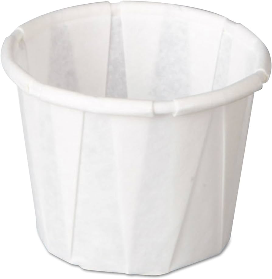 Paper Portion cup dry waxed 1/2oz. 5000/cs