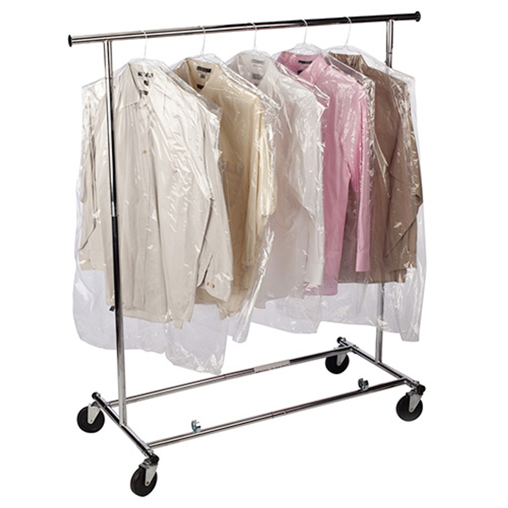 Garment Bags: 21"x4"x54" (360 bags/roll)