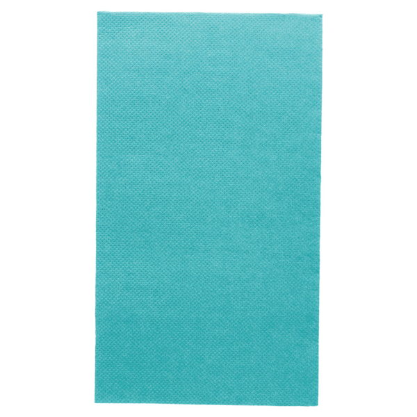 Napkins Double Point Turquoise Blue 33x40cm 1/6-fold (40x50pcs/cs)