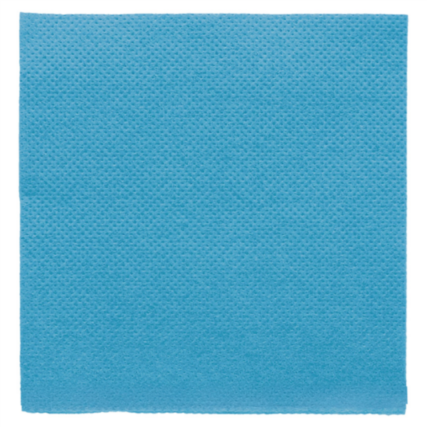 Napkins Double Point Turquoise Blue 20x20cm 1/4-fold (24x100pcs/cs)