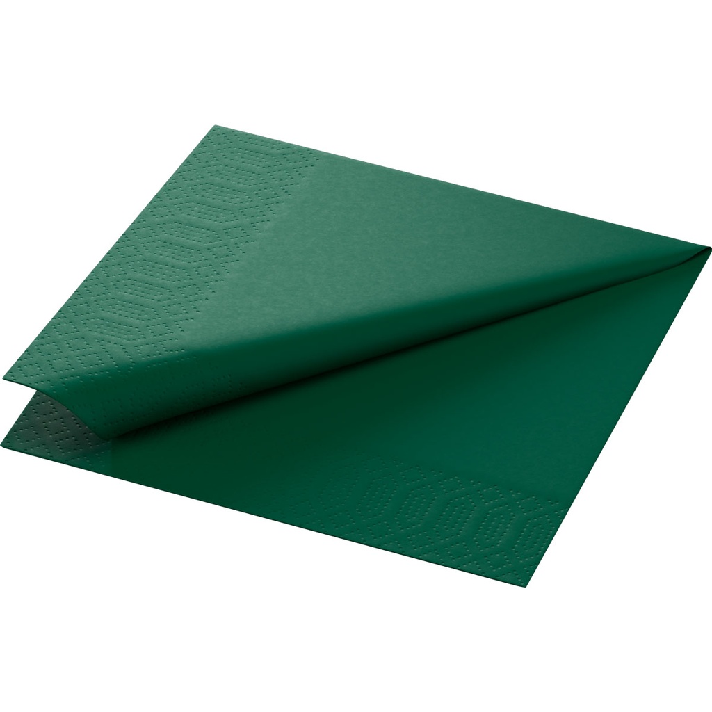 Napkins 2-ply Dark Green 33x33cm 2-ply 16x125 (2000)st/ds