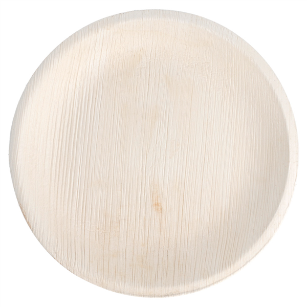 Bordje / plate Palm Leaf Rond 180mm  (8x25pcs/cs)