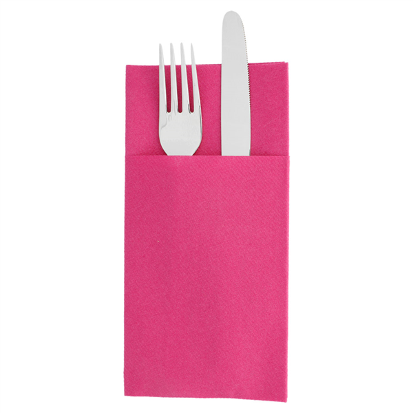 Napkins Airlaid "Kangaroo" 1/8-fold Fuchsia 40x40cm..(14x50pcs/cs)