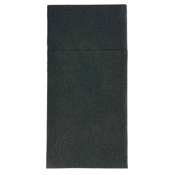 Napkins Airlaid "Kangaroo" 1/8-fold Black 40x40cm (14x50pcs/cs)