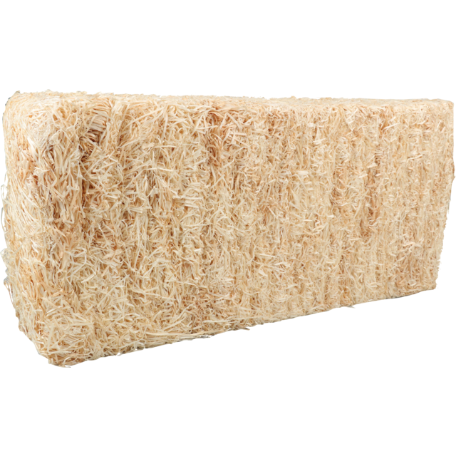 Houtwol Naturel Baal per kg