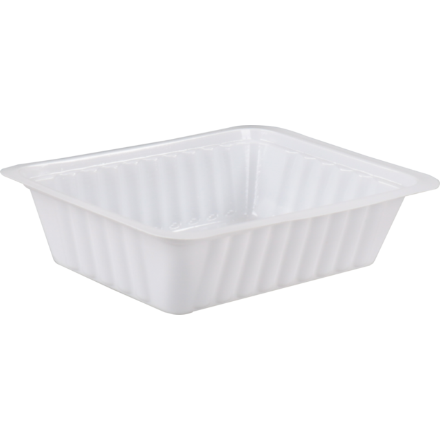 Fritesbakje A7 Kaassuffle/Kroket Wit 2000st/ds 121x93x31mm