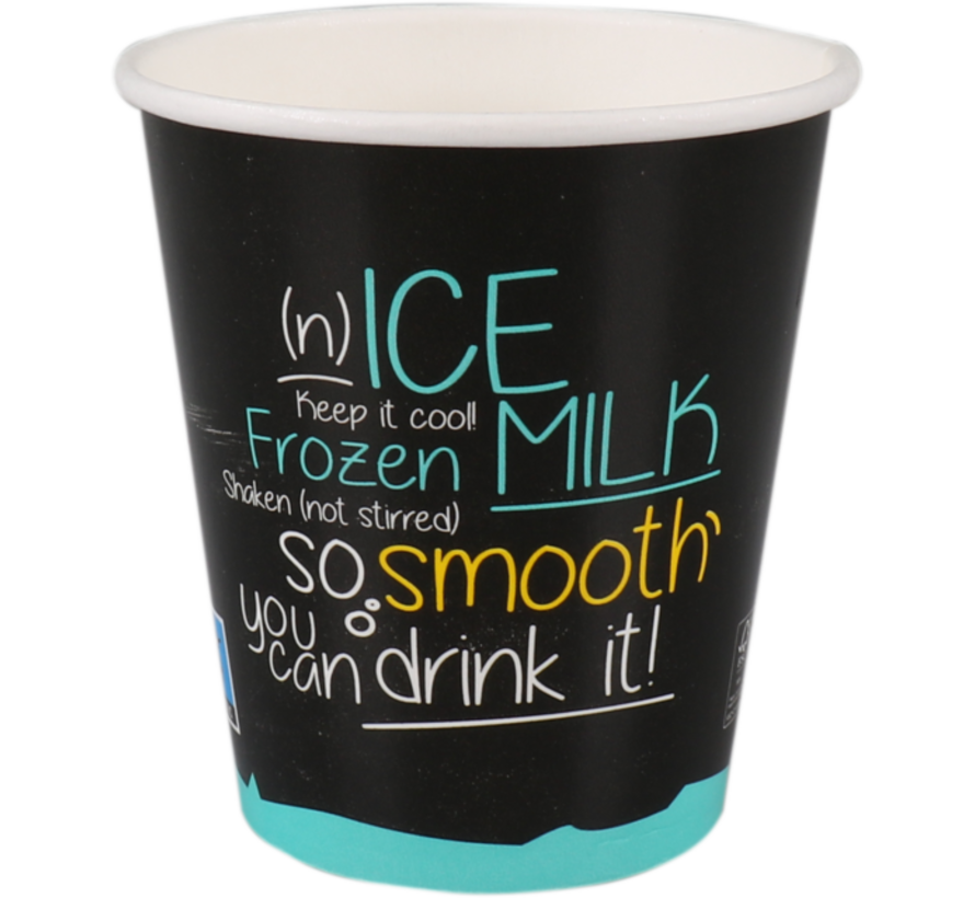 Milkshake beker "Ice is (N)ice" 10oz./300ml (20x50st/doos)