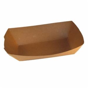 Food Tray 2-1/2 LB Eco- Natural Kraft 500/cs