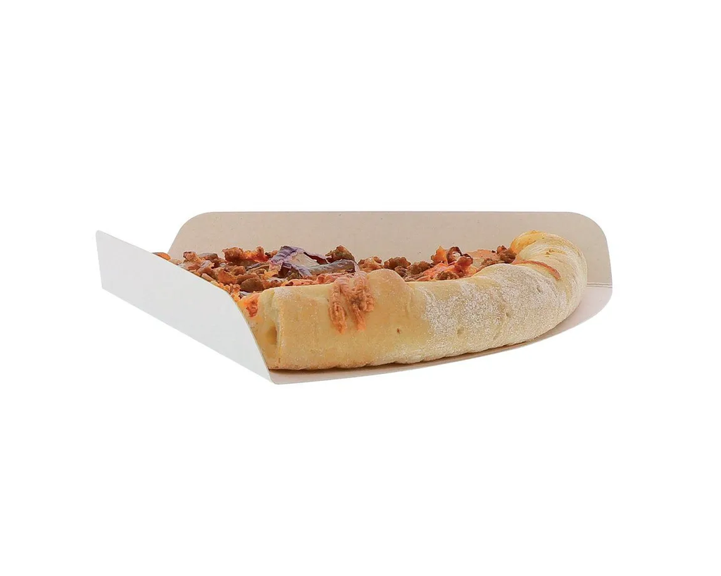 Triangular Pizza Slice Tray / Pizzapunt driehoek White (1000pcs/cs)