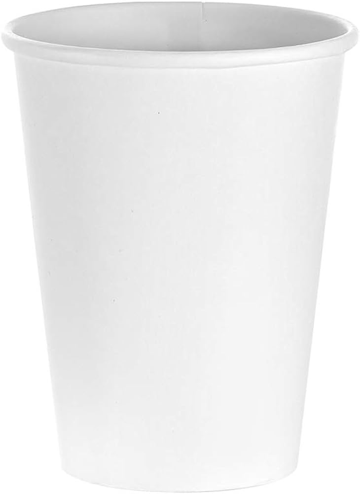 Hot Cup 12oz. Coffee WHITE design (1000pcs/cs)