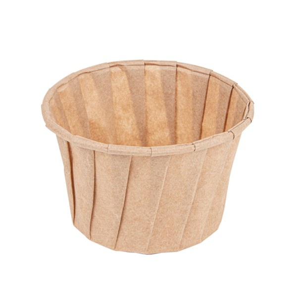 Paper portion cups 120ml (4 oz) Natural Kraft (250st/pak)