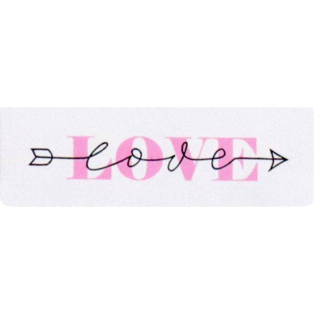 Lovly Etiket LOVE 60c20mm (500st/rol)