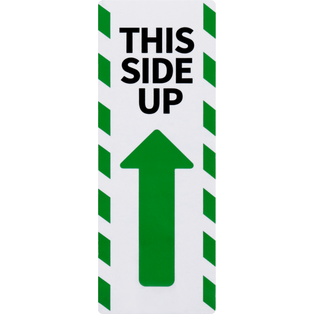 Verzend Etiket Papier Rechthoek Wit "This Side Up" 46x125mm (per rol)