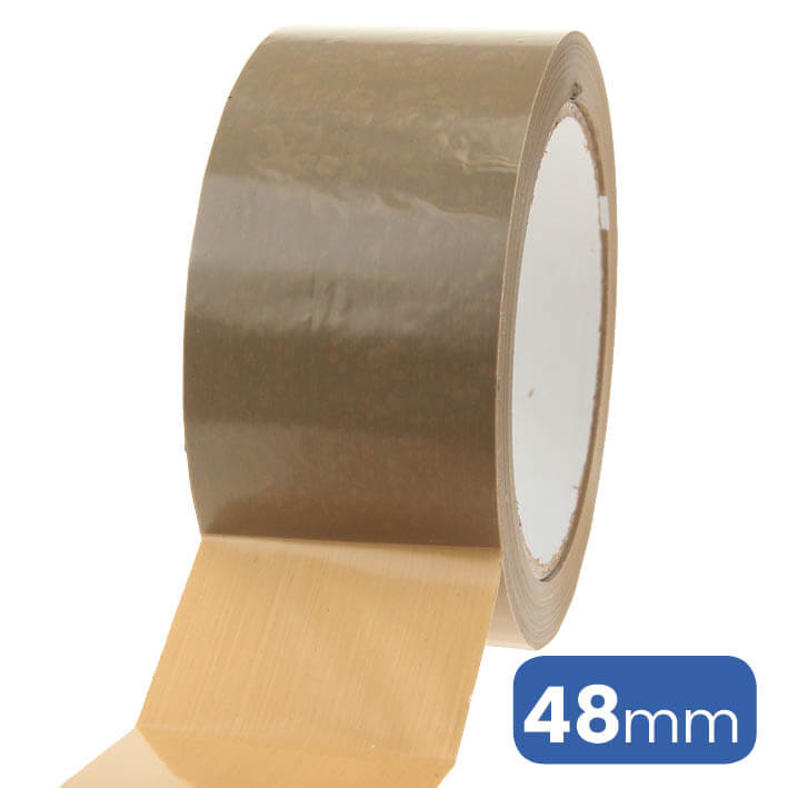 Tape Bruin 48mm/66mtrPVC (36 rollen/doos)