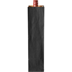 Fleszakken Blokbodem Zwart 10x8x41cm (50st/pak)