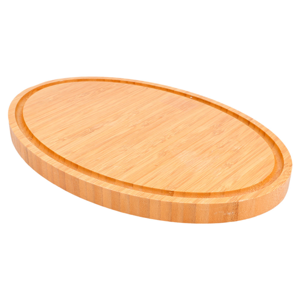 Oval Tray 30,6x20,4x2cm Bamboo (per stuk)