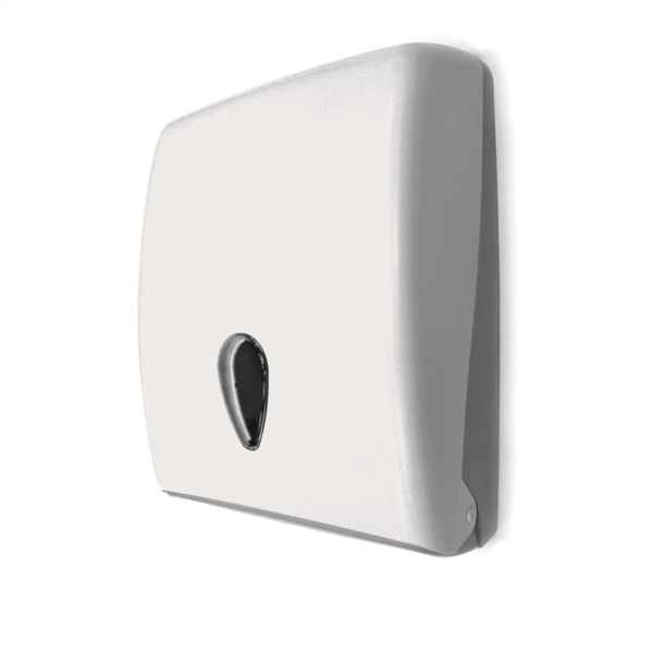 Handtowel dispenser 27,7x13x37cm White (per stuk)