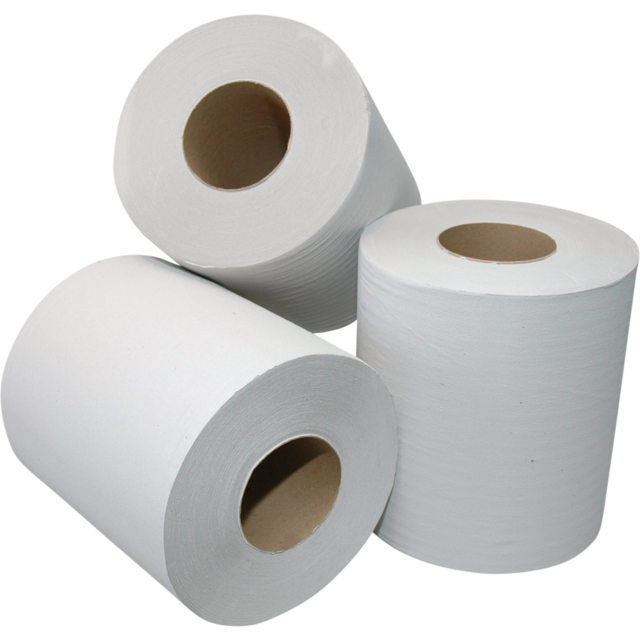 Qleaniq poetspapier 1-Laags op rol 21cmx300m 6 rol/ds