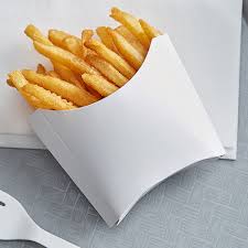 White Food Scoop Medium 4.24"x4"x3.75" (1000