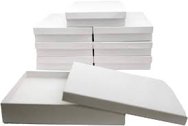 Jewelry Boxes 2-1/2x1-1/2x7/8 White Krome (100pcs/case)
