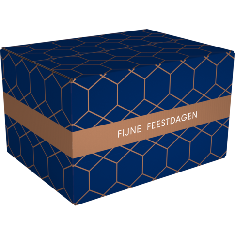 Kerstdoos Design "Mountain Lodge" 450x350x230mm (D) - per stuk