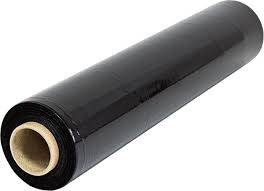 Stretch Wrap Black / Rekwikkelfolie 50cmx300mtr (20 micron) per rol