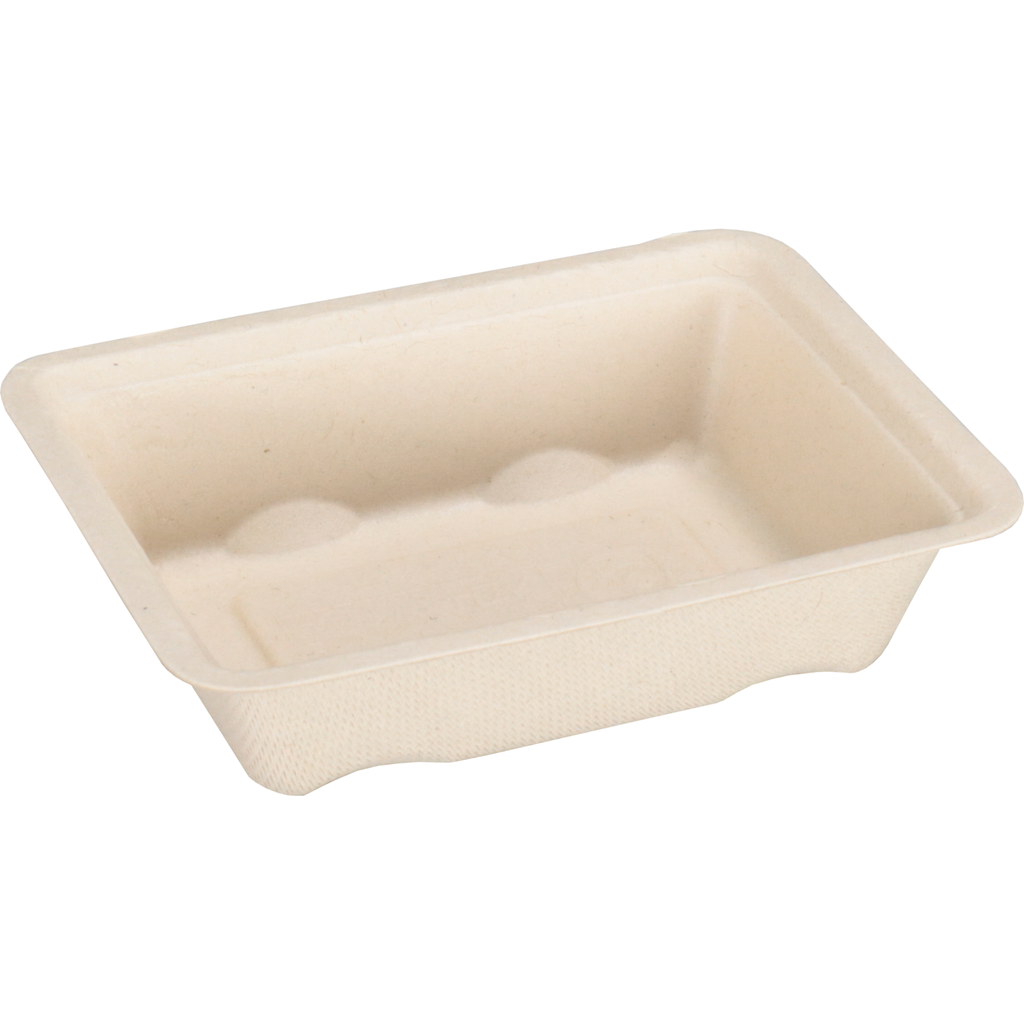 Snackbakje A7 Bagasse (50st/pak)