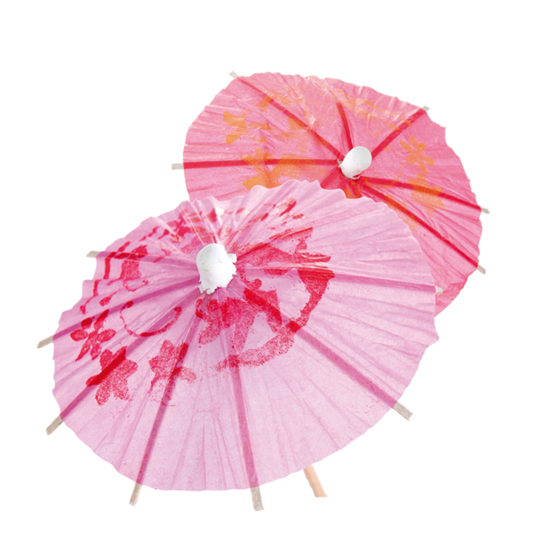 Ice-Cream Decorations "Indonesian Parasol" Assorted (144st/pak)